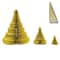 Hello Honey® Chartreuse Glitter Handmade Recycled Paper Folding Honeycomb Trees Set